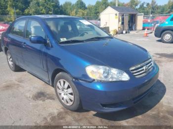  Salvage Toyota Corolla