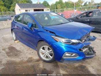  Salvage Chevrolet Cruze