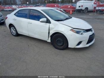  Salvage Toyota Corolla