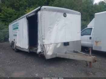  Salvage Wells Cargo 24  Enclosed Trailer