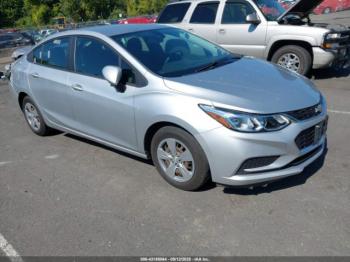  Salvage Chevrolet Cruze
