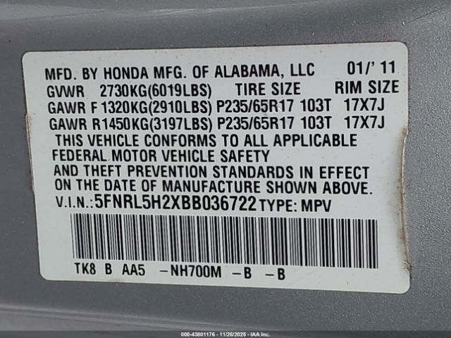 Honda Odyssey Lx Image 6