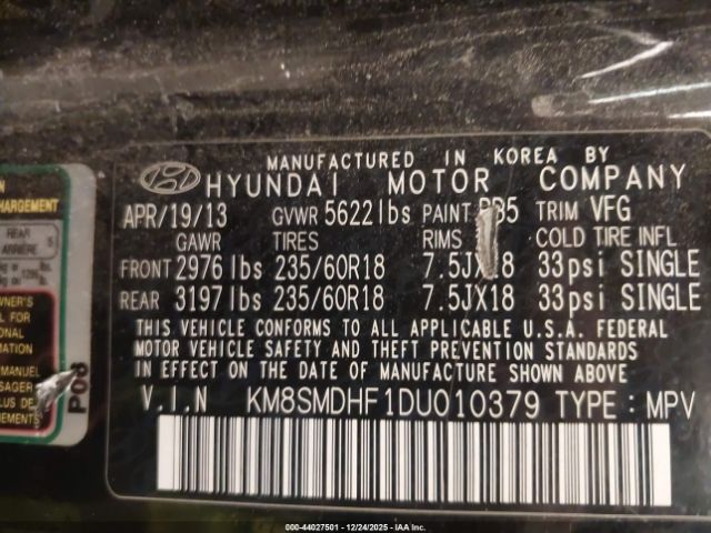 Hyundai SANTA FE Gls Image 2