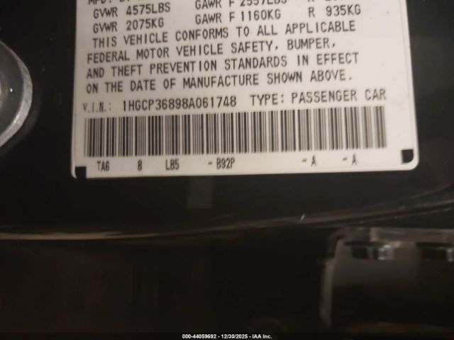 Honda Accord 3.5 Ex-l Image 8