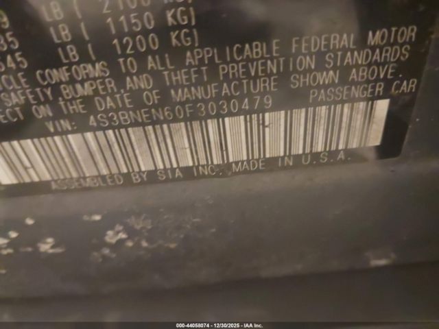 Subaru Legacy 3.6r Limited Image 9