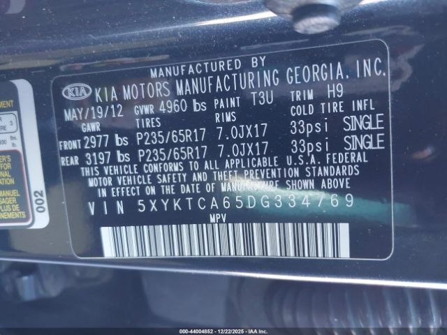 Kia Sorento Lx Image 3