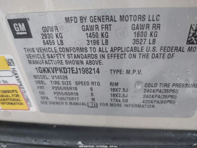 GMC Acadia Sle-2 Image 9