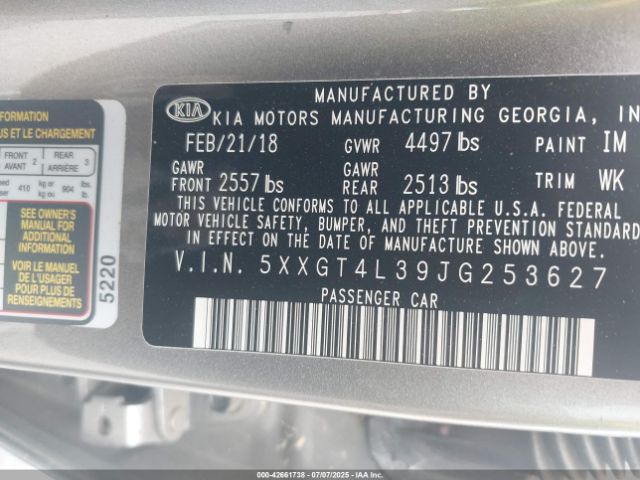 Kia Optima Lx Image 16